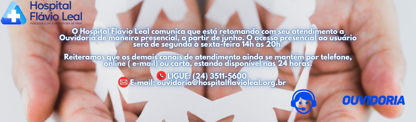 Banner Principal Hospital Flávio Leal